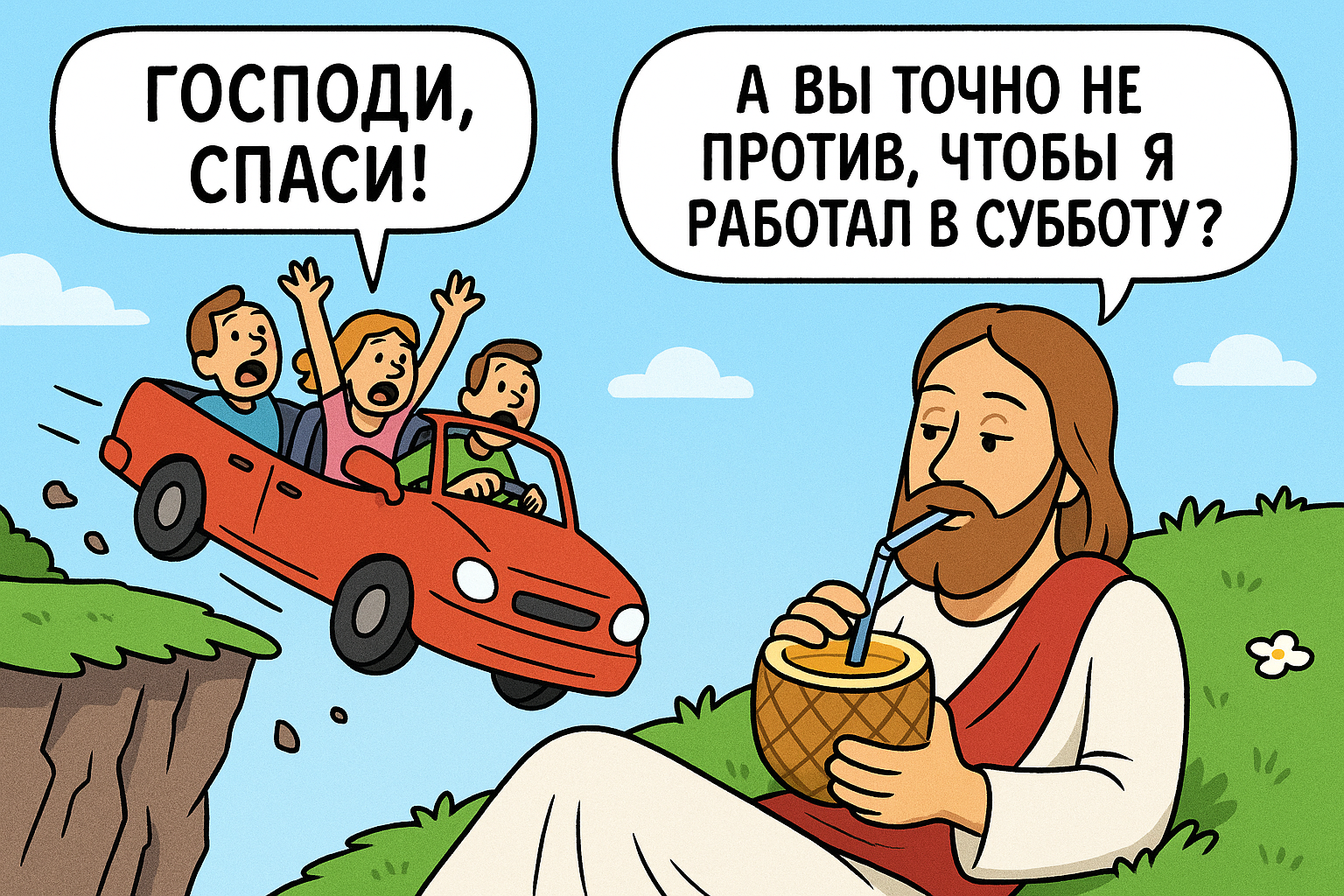 Бог работает в субботу