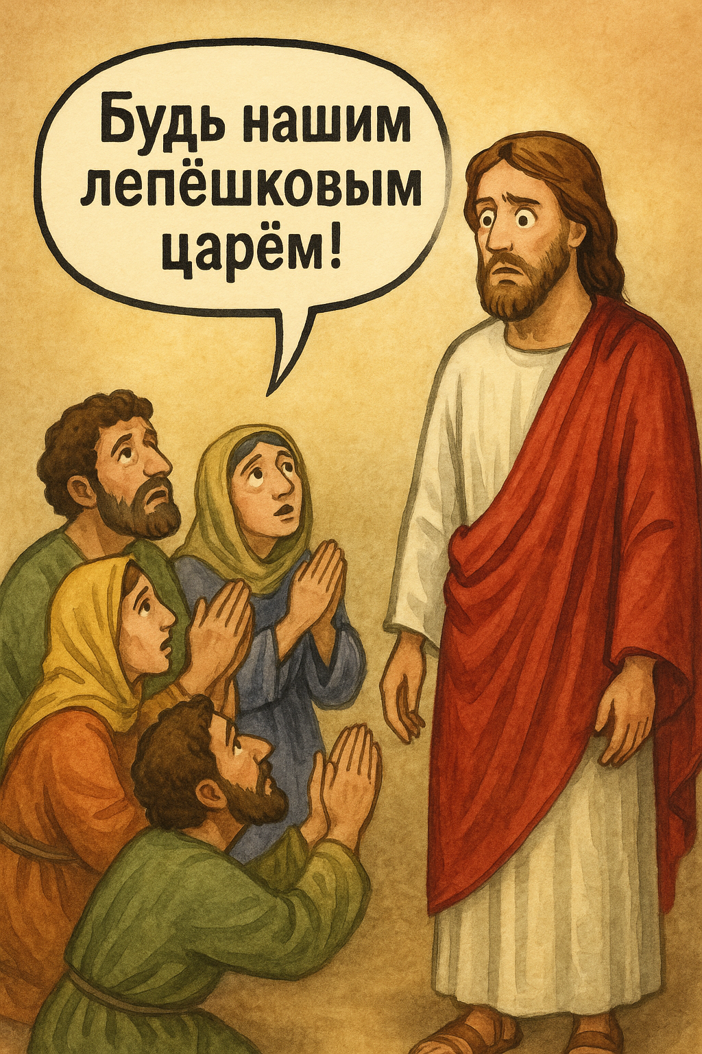 Иисуса хотят сделать царём