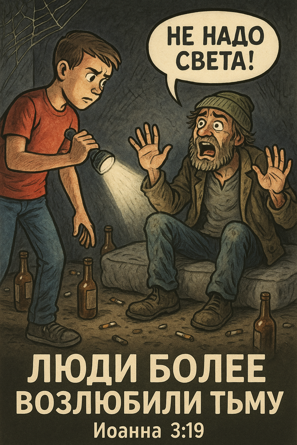 Люди возлюбили тьму