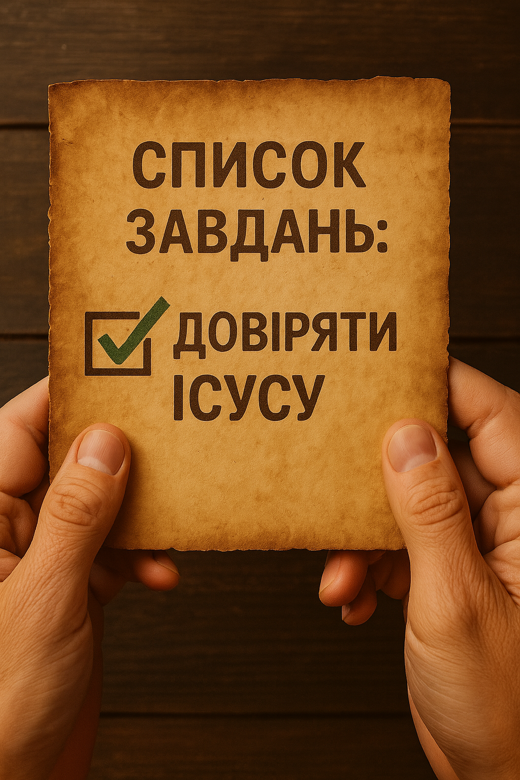 Одна головна справа