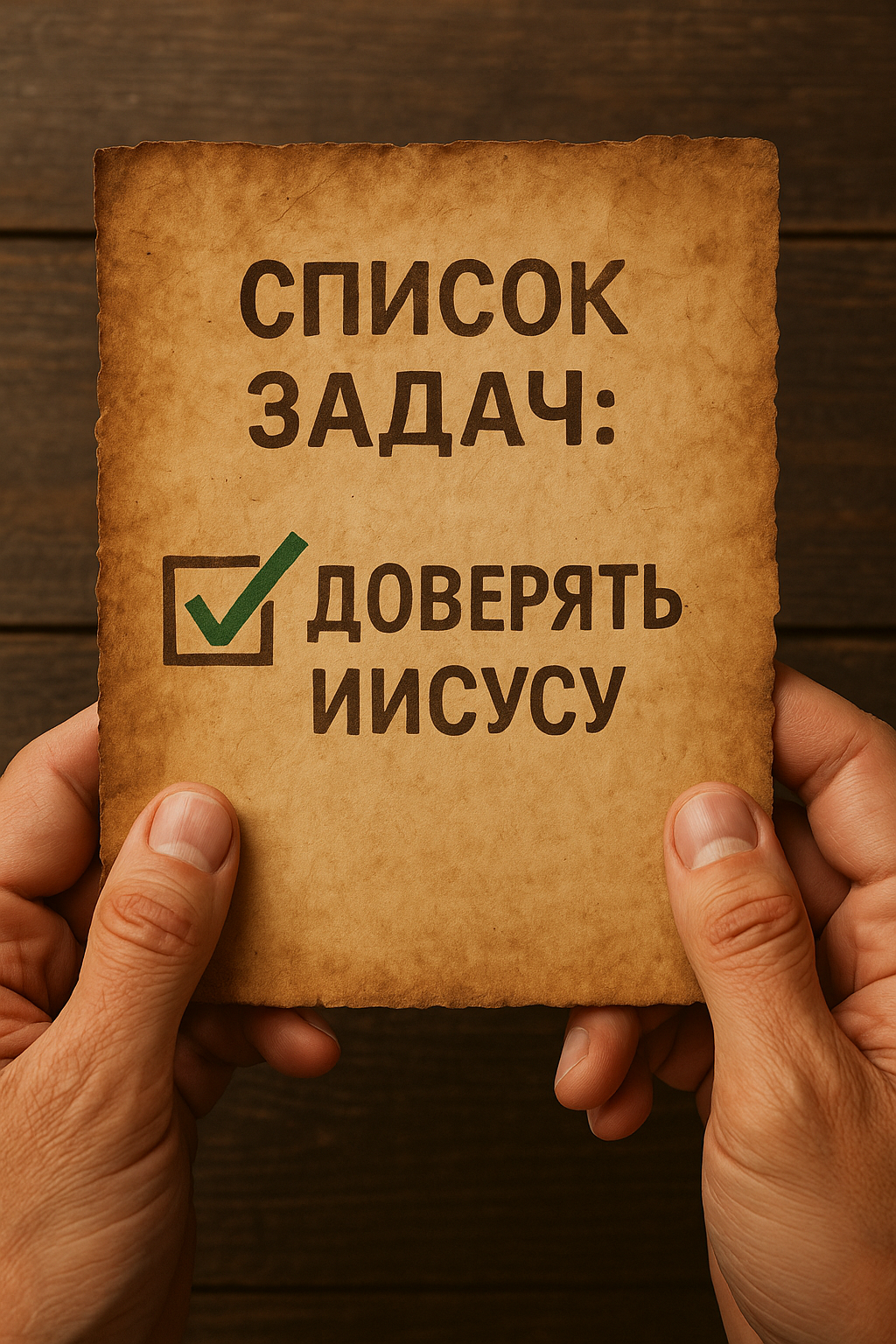 Одно главное дело